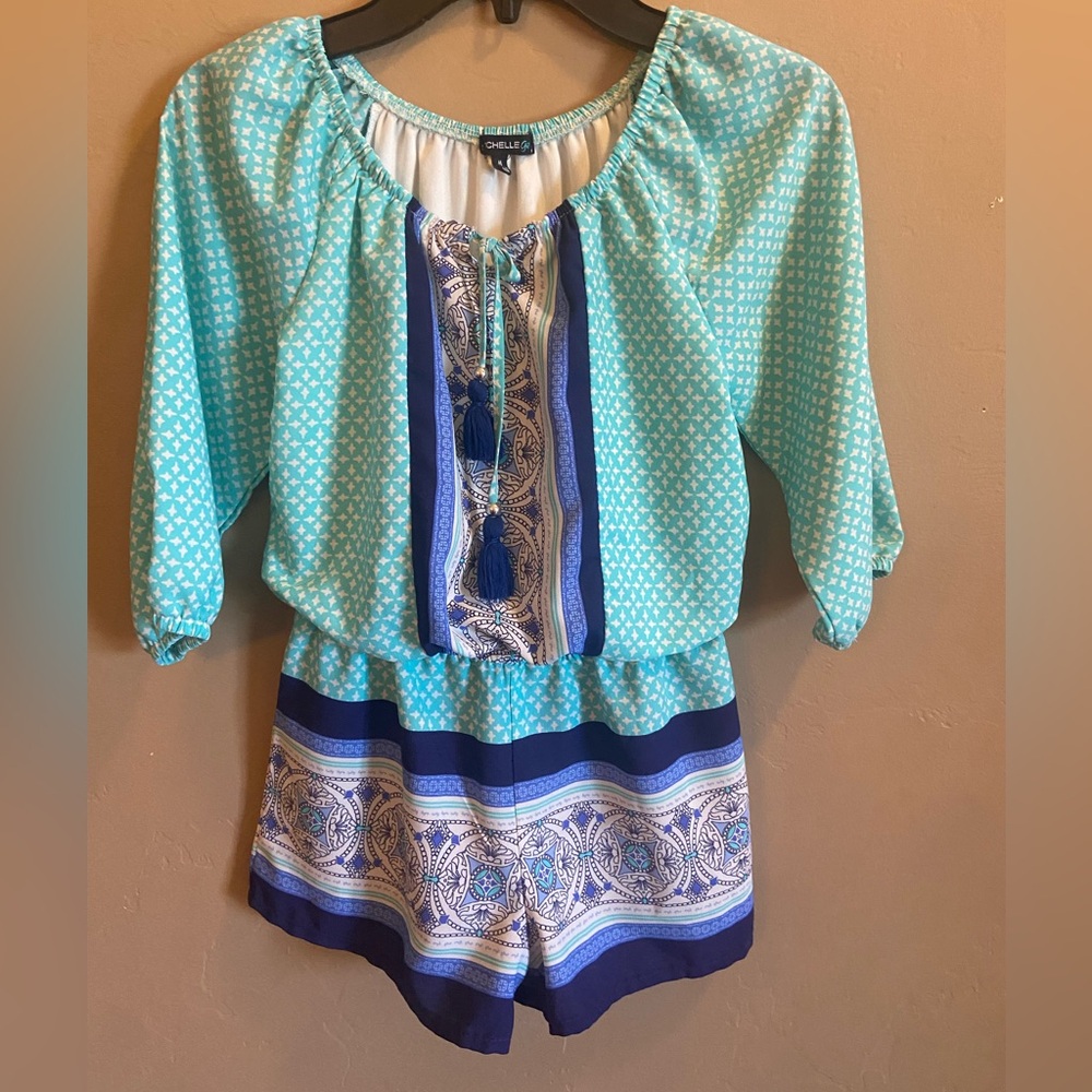 My Michelle Girl shorts romper